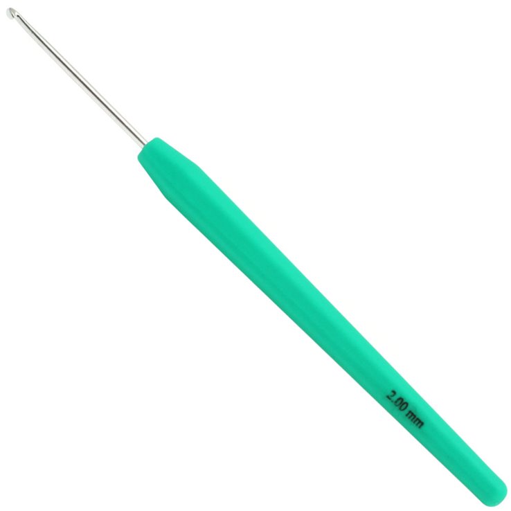 Wollhäkelnadel Design Color (mit Softgriff) St. 2,0 - von Lana Grossa