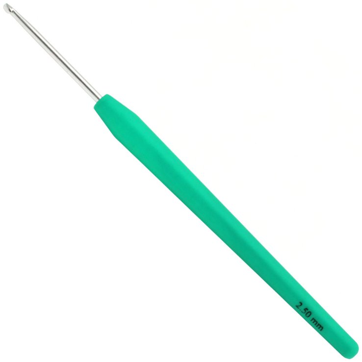 Wollhäkelnadel Design Color (mit Softgriff) St. 2,5 - von Lana Grossa