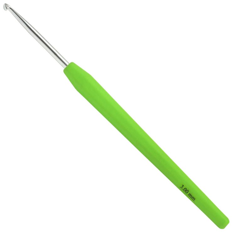 Wollhäkelnadel Design Color (mit Softgriff) St. 3,0 - von Lana Grossa