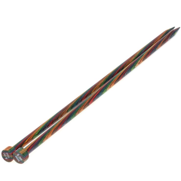 Jackenstricknadel Design-Holz Color St. 8,0/35cm - von Lana Grossa