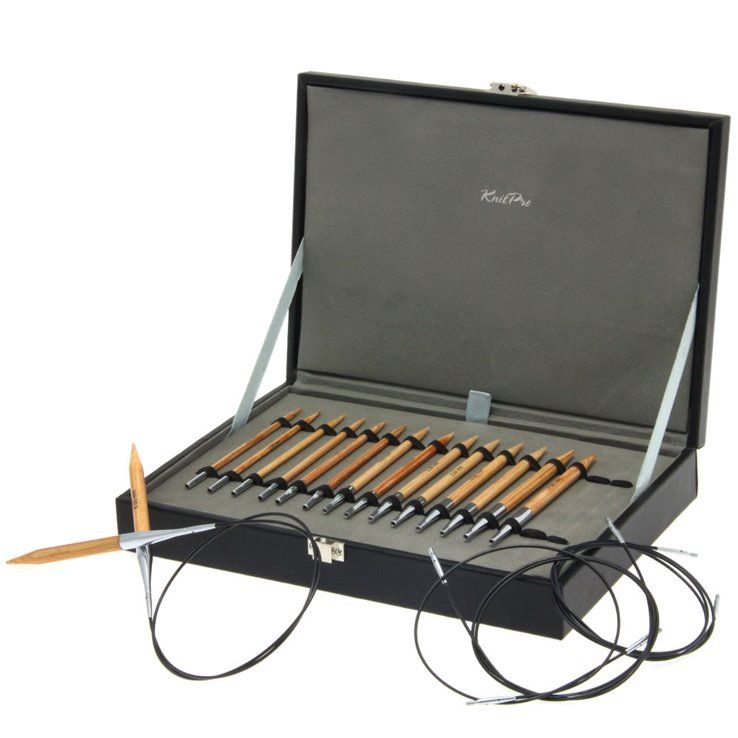 NADEL-SET Design-Holz Natur - von Lana Grossa