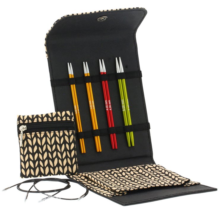 Nadel-Set Aluminium Rainbow Klein (Schwarz) - von Lana Grossa