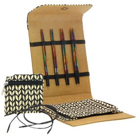  Nadel-Set Design-Holz Multicolor Klein (Braun) von Lana Grossa