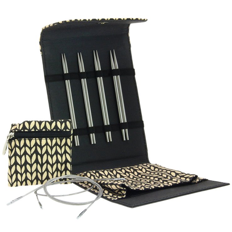 Nadel-Set Edelstahl Klein (Schwarz) - von Lana Grossa