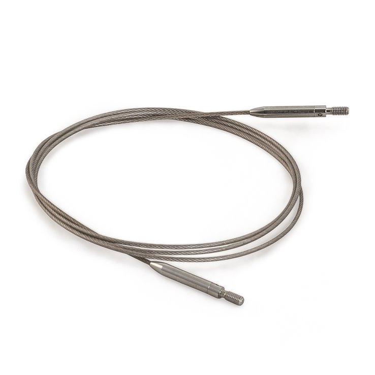 Nadelseil Vario Edelstahl fein 100cm drehbar - von Lana Grossa