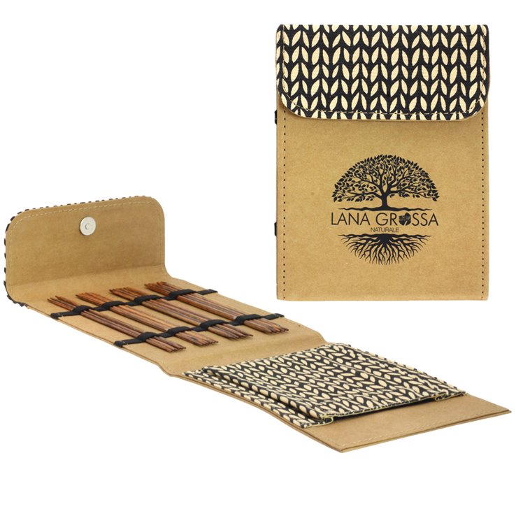 Strumpfstricknadel-Set Naturale 15cm  - von Lana Grossa