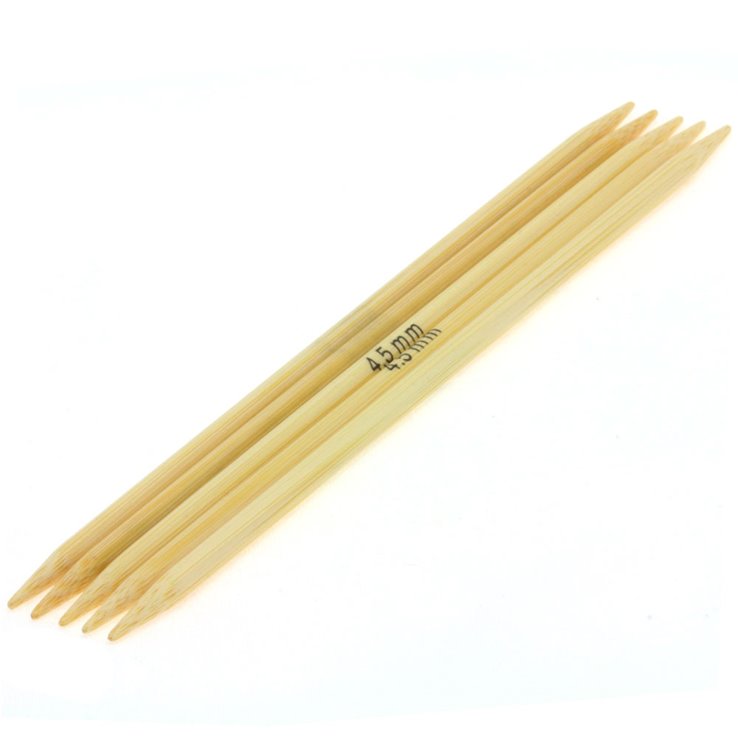 Strumpfstricknadel Bambus St. 4,5/15cm - von Lana Grossa