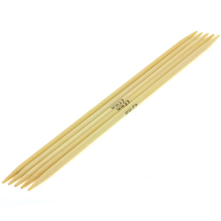 Strumpfstricknadel Bambus St. 4,5/20cm - von Lana Grossa