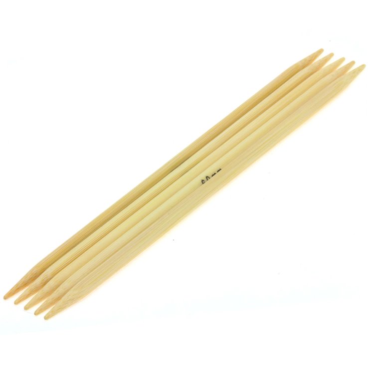 Strumpfstricknadel Bambus St. 6,0/20cm - von Lana Grossa