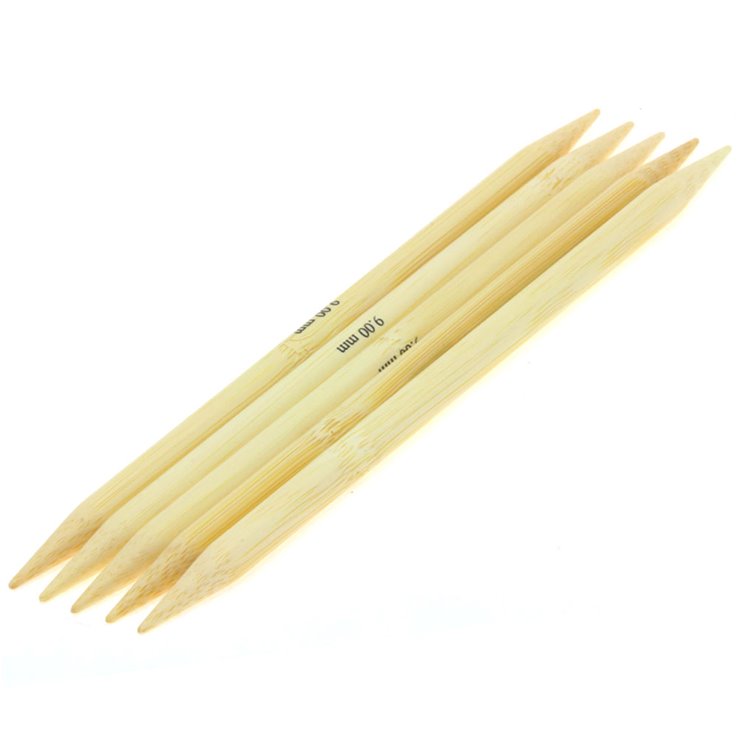 Strumpfstricknadel Bambus St. 9,0/20cm - von Lana Grossa
