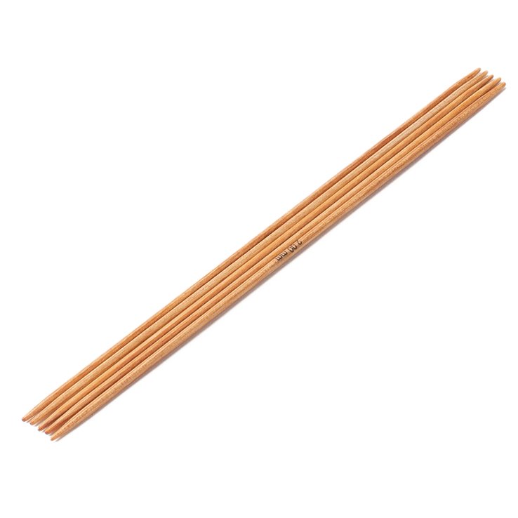 Strumpfstricknadel Buche (Tanja Steinbach Edition) St. 2,0/15cm - von Lana Grossa