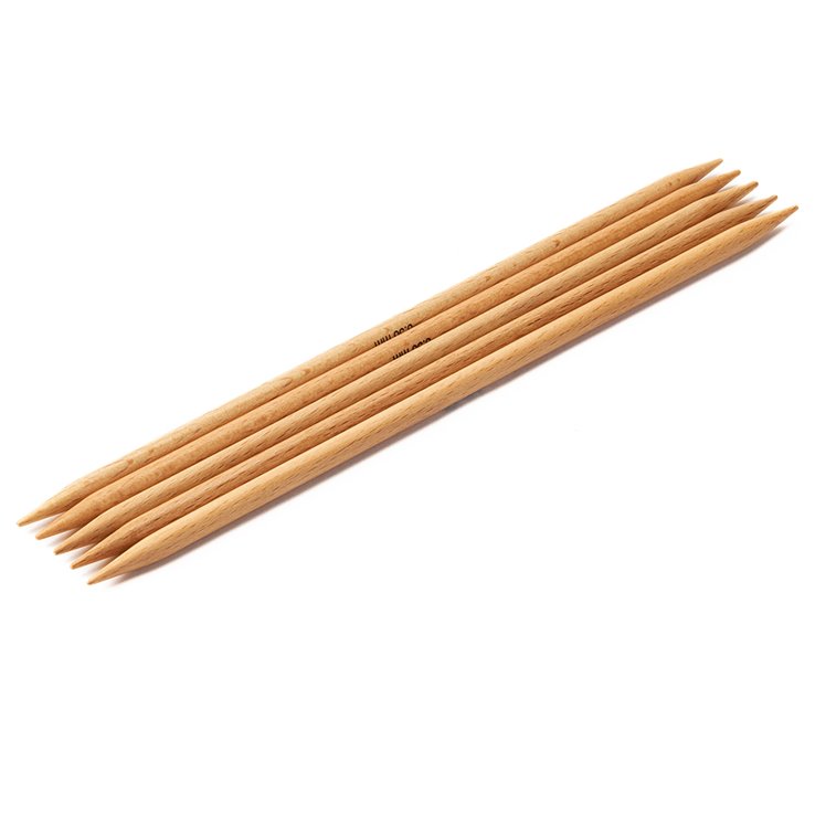 Strumpfstricknadel Buche (Tanja Steinbach Edition) St. 5,5/20cm - von Lana Grossa
