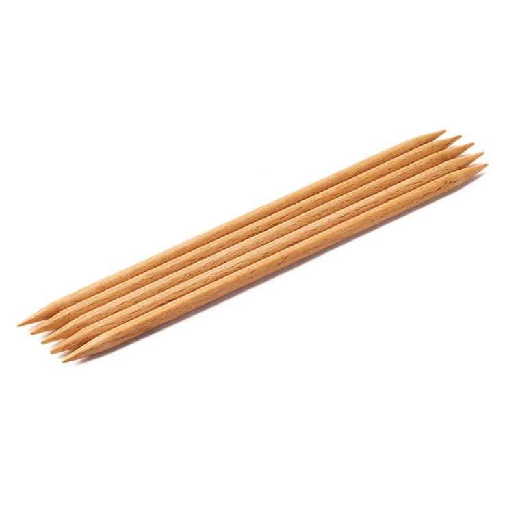 Strumpfstricknadel Buche (Tanja Steinbach Edition) St, 6,0/20cm - von Lana Grossa