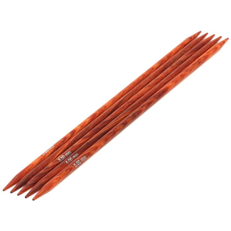 Strumpfstricknadel Design-Holz Signal St. 5,0/20cm - von Lana Grossa