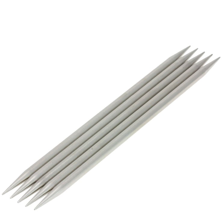 Strumpfstricknadel Edelstahl St. 6,0/20cm - von Lana Grossa