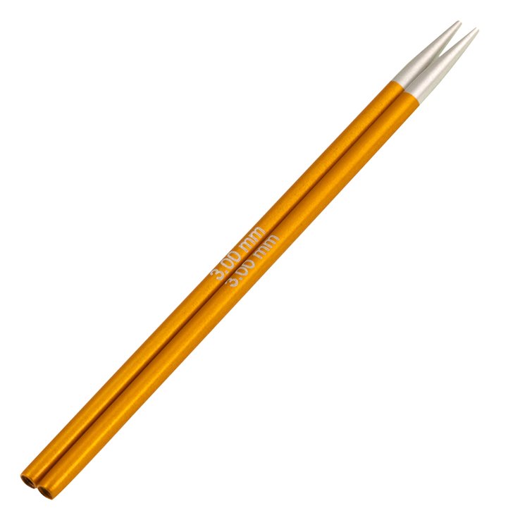 Nadelspitzen Vario Aluminium Rainbow St. 3,0 kurz - von Lana Grossa