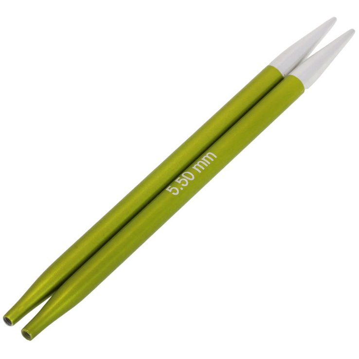 Nadelspitzen Vario Aluminium Rainbow St. 5,5 - von Lana Grossa