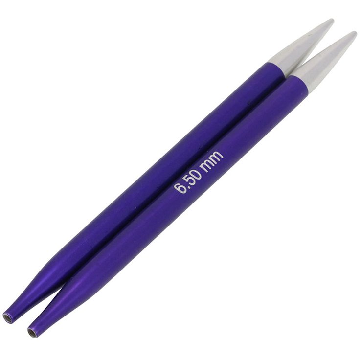 Nadelspitzen Vario Aluminium Rainbow St. 6,5 - von Lana Grossa