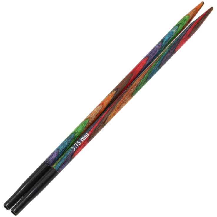 Nadelspitzen Vario Design-Holz Multicolor St. 3,75 - von Lana Grossa