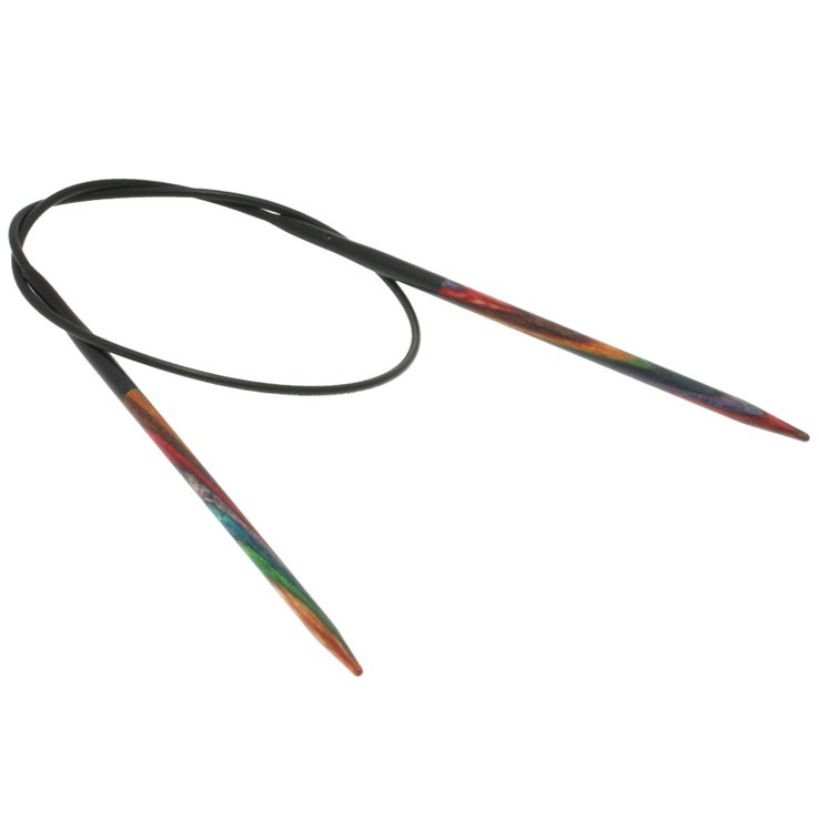 Rundstricknadel Design-Holz Color St. 3,0/40cm - von Lana Grossa