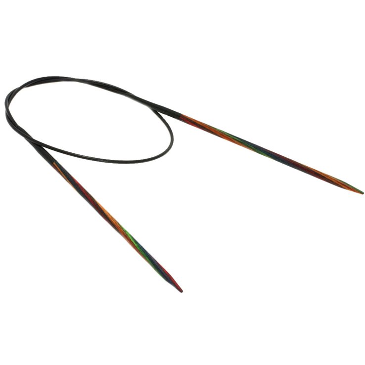 Rundstricknadel Design-Holz Color St. 3,75/60cm - von Lana Grossa