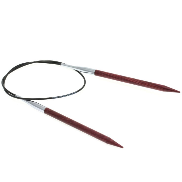 Rundstricknadel Design-Holz Color St. 6,0/60cm - von Lana Grossa
