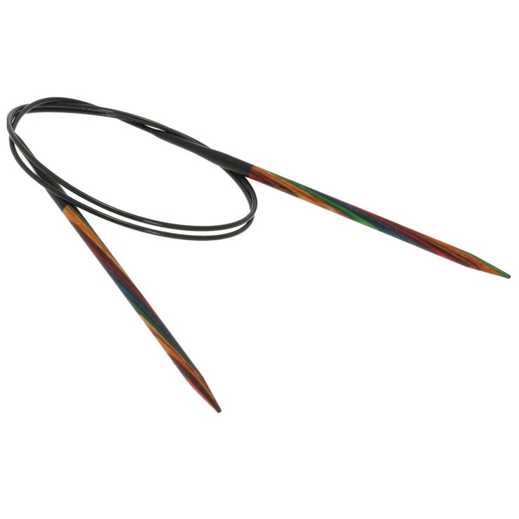 Rundstricknadel Design-Holz Color St. 4,5/80cm - von Lana Grossa