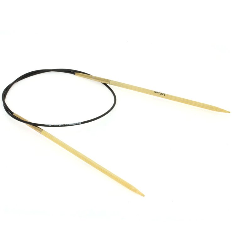 Rundstricknadel Bambus St. 3,5/60cm - von Lana Grossa