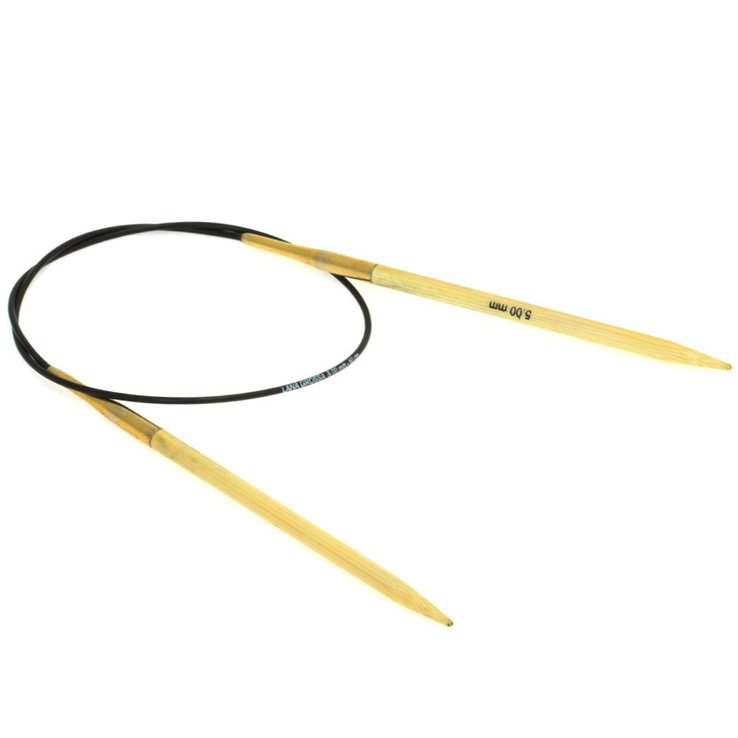 Rundstricknadel Bambus St. 5,0/60cm - von Lana Grossa
