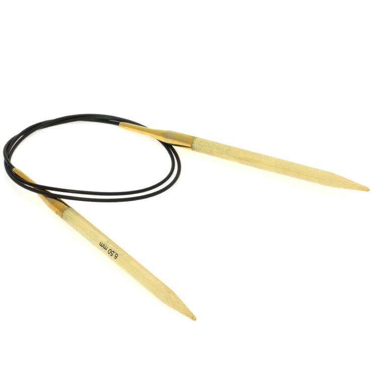 Rundstricknadel Bambus St. 6,5/80cm - von Lana Grossa