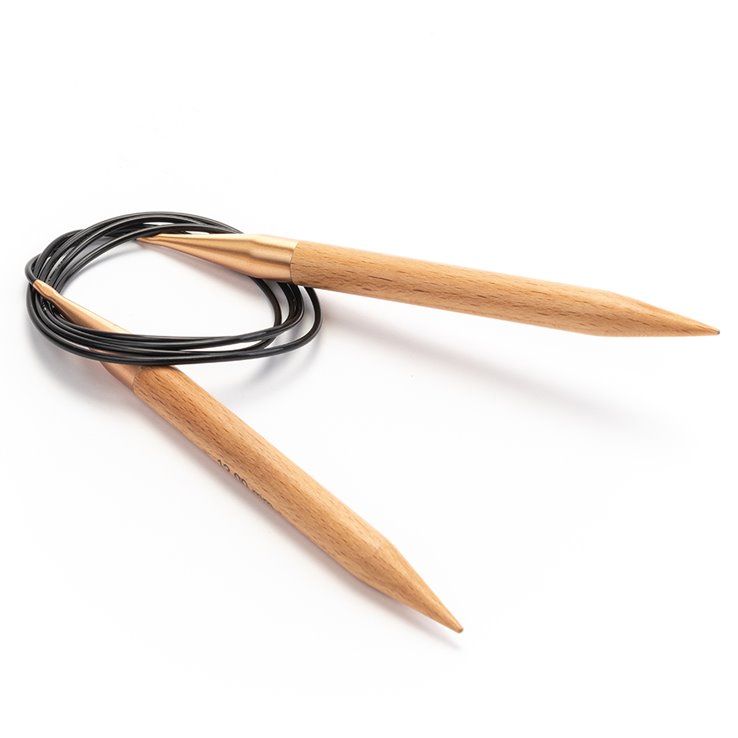 Rundstricknadel Buche (Tanja Steinbach Edition) St,12,0/120cm - von Lana Grossa