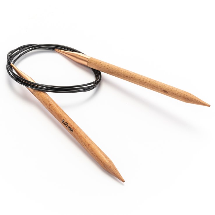 Rundstricknadel Buche (Tanja Steinbach Edition) St, 8,0/120cm - von Lana Grossa