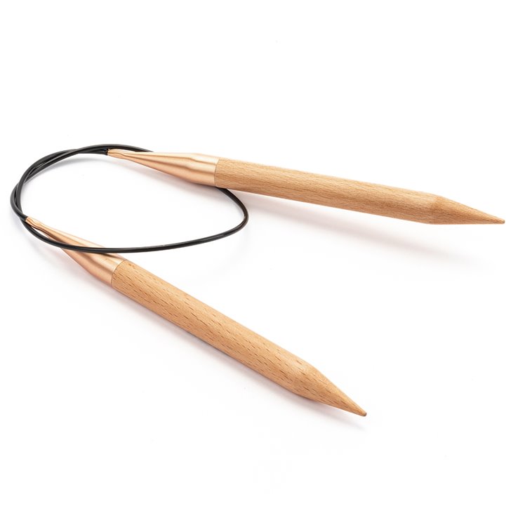 Rundstricknadel Buche (Tanja Steinbach Edition) St,12,0/ 60cm - von Lana Grossa