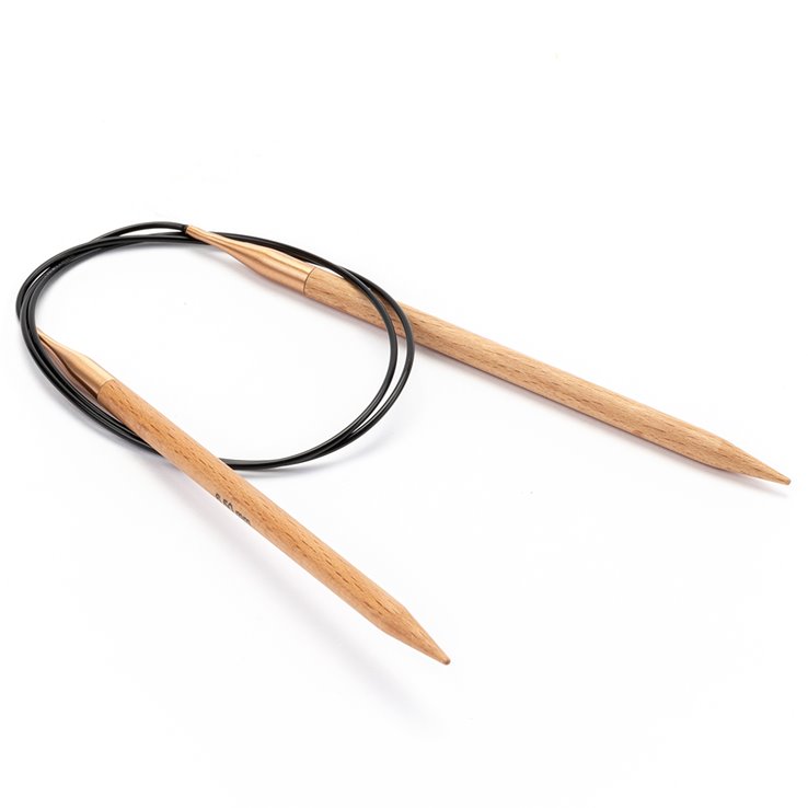 Rundstricknadel Buche (Tanja Steinbach Edition) St, 6,5/ 80cm - von Lana Grossa