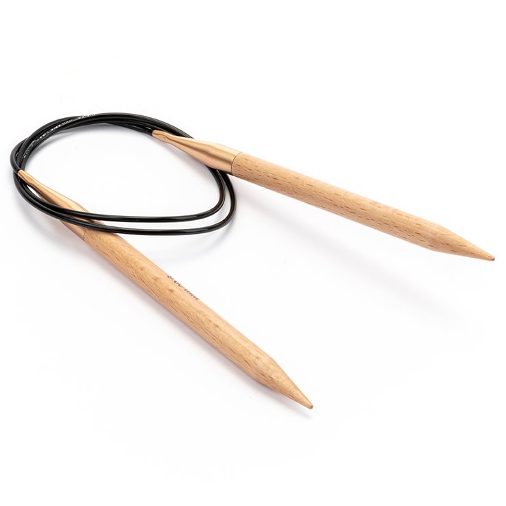 Rundstricknadel Buche (Tanja Steinbach Edition) St, 9,0/ 80cm - von Lana Grossa