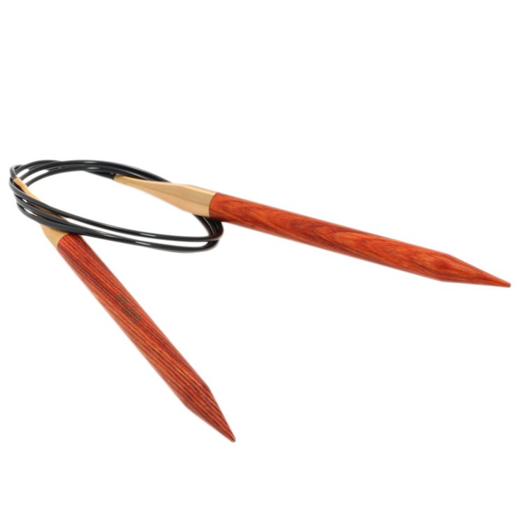 Rundstricknadel Design-Holz Signal St.10,0/100cm - von Lana Grossa