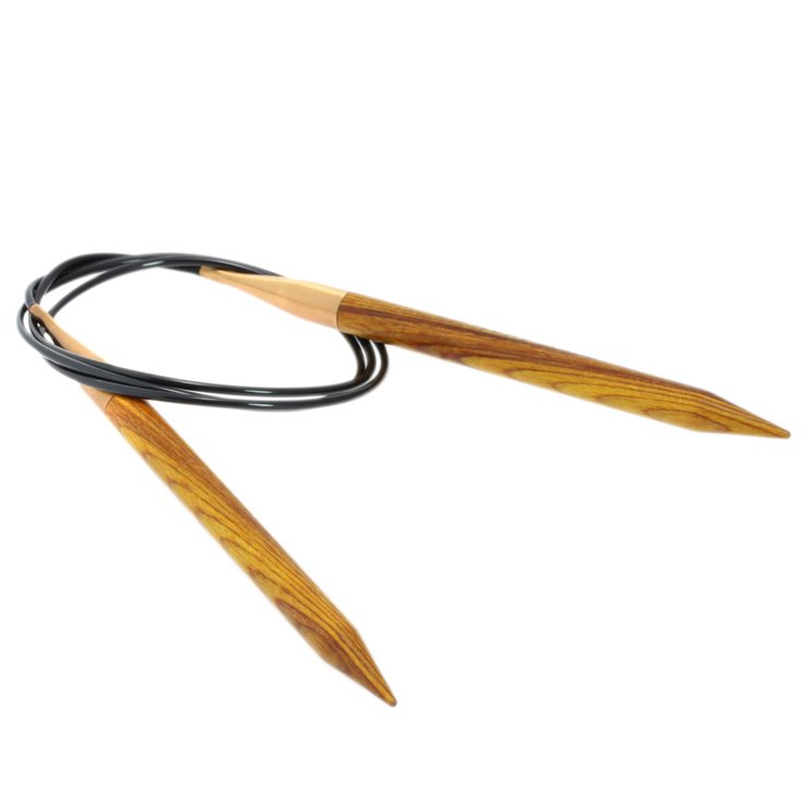 Rundstricknadel Design-Holz Signal St. 9,0/100cm - von Lana Grossa