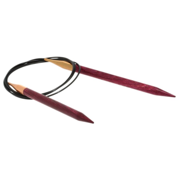 Rundstricknadel Design-Holz Signal St. 8,0/120cm - von Lana Grossa