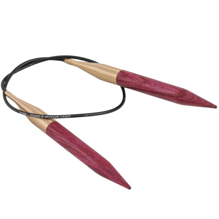 Rundstricknadel Design-Holz Signal St. 8,0/ 40cm  - von Lana Grossa