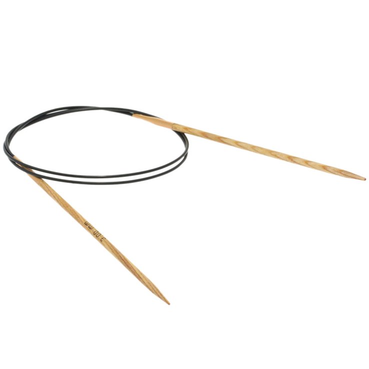 Rundstricknadel Design-Holz Signal St. 3,0/ 80cm - von Lana Grossa