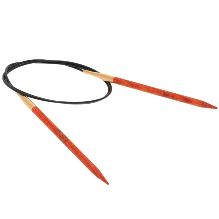 Rundstricknadel Design-Holz Signal St. 5,0/ 80cm - von Lana Grossa