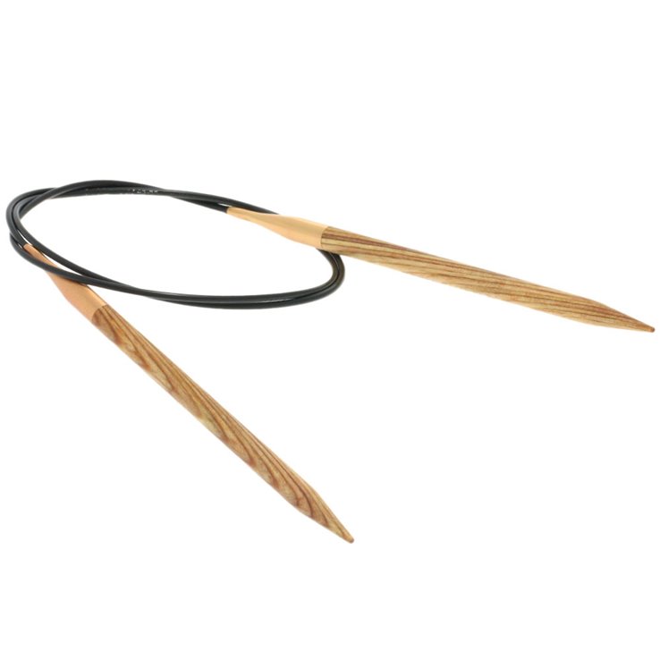 Rundstricknadel Design-Holz Signal St. 6,0/ 80cm - von Lana Grossa