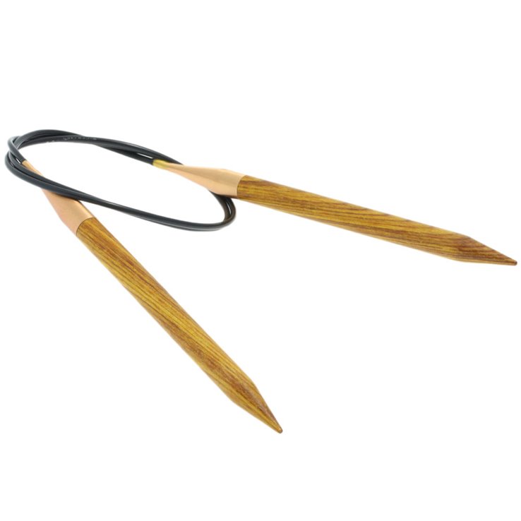 Rundstricknadel Design-Holz Signal St. 9,0/ 80cm - von Lana Grossa