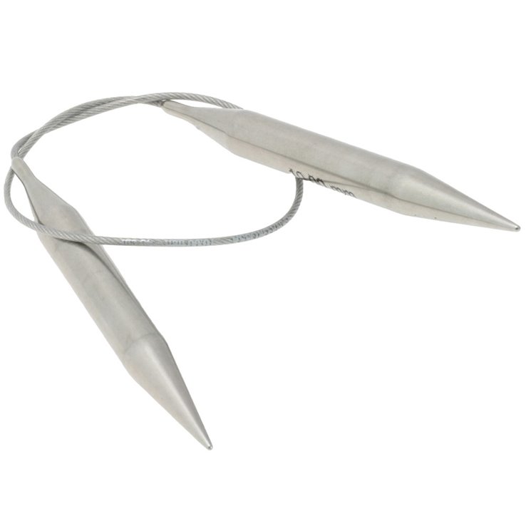 Rundstricknadel Edelstahl St. 10,0/ 40cm - von Lana Grossa