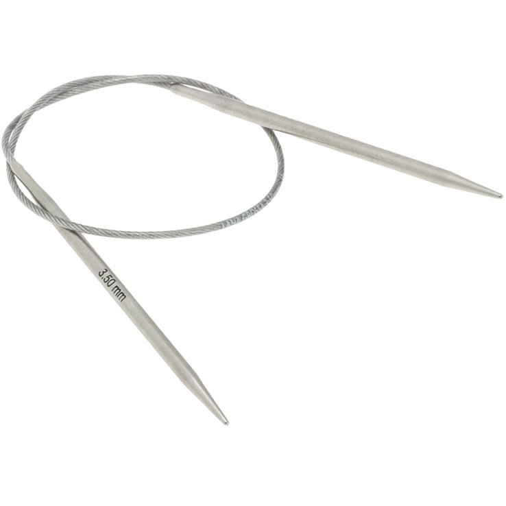 Rundstricknadel Edelstahl St. 3,5/ 40cm - von Lana Grossa