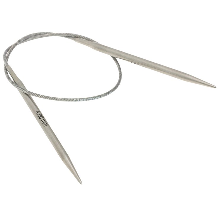 Rundstricknadel Edelstahl St. 4,0/ 40cm - von Lana Grossa