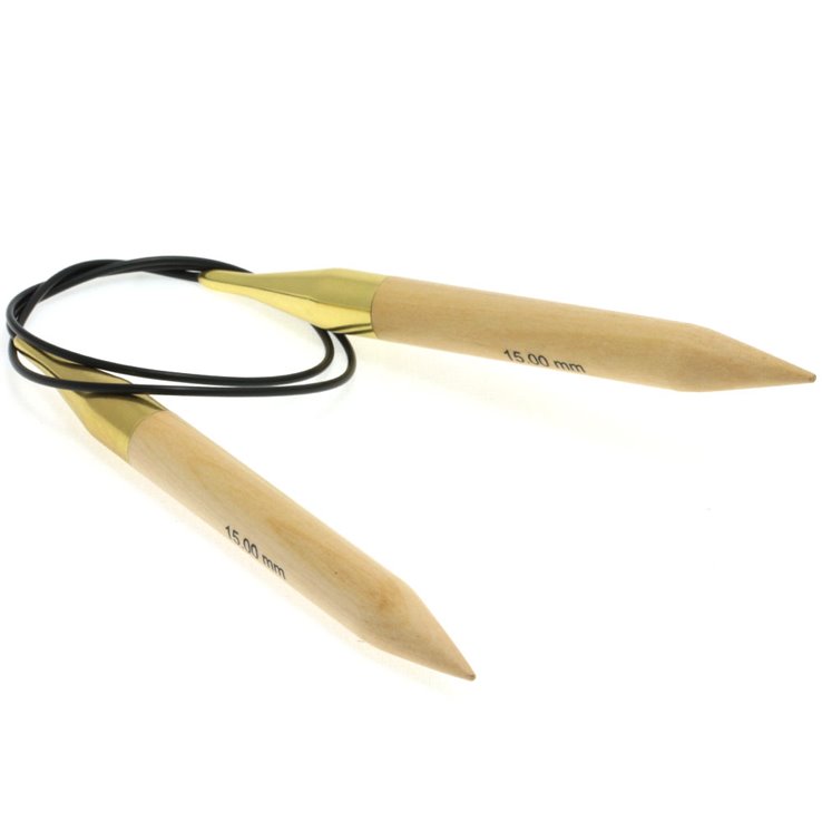 Rundstricknadel Jumbo St.15,0/80cm - von Lana Grossa