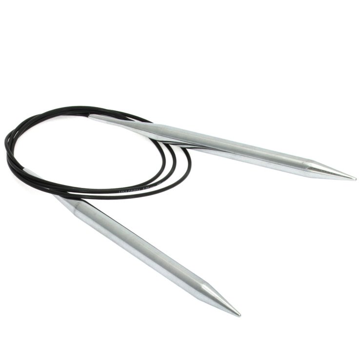 Rundstricknadel Messing St. 8,0/100cm - von Lana Grossa