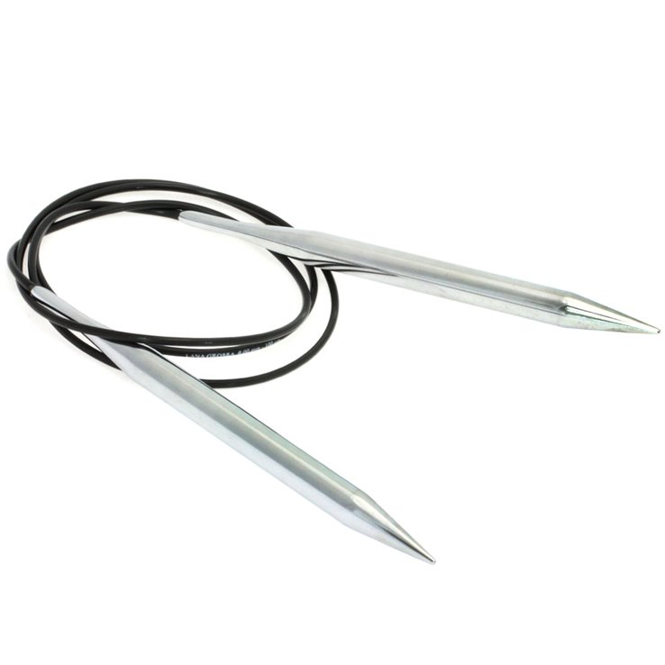 Rundstricknadel Messing St. 9,0/100cm - von Lana Grossa