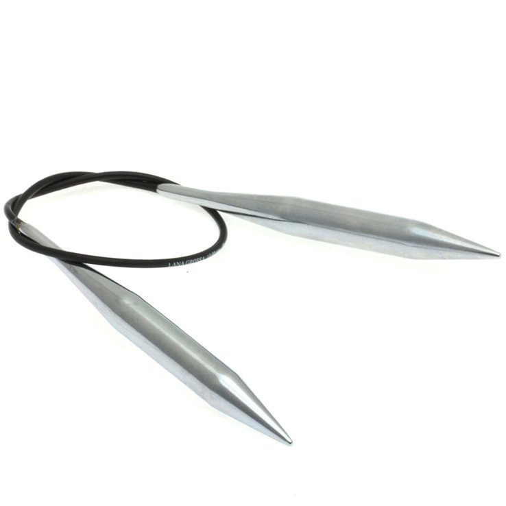 Rundstricknadel Messing St,10,0/ 40cm - von Lana Grossa